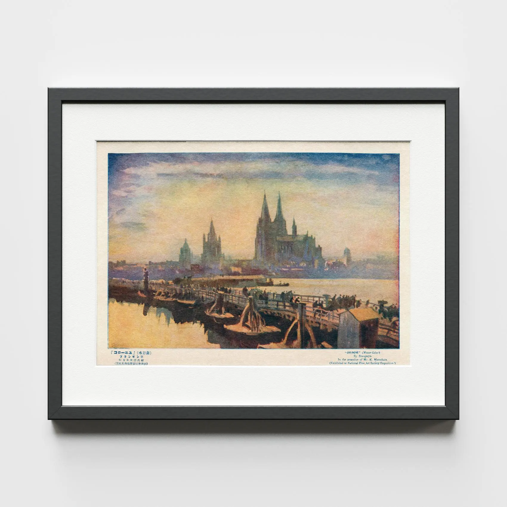 Cologne Cathedral & Rhine, 1920s